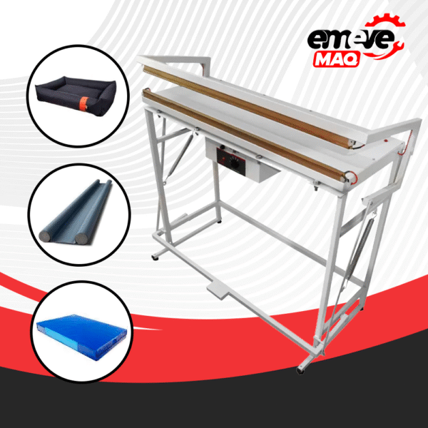 Seladora Pedal 1m Solda Banner Toldo Colchão Bagum