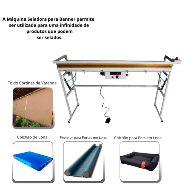 Seladora Solda Banner 1m Pneumática - Imagem 5