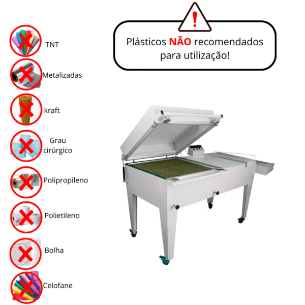 Seladora Conjugada 70x70 - Semiautomática 220V - Imagem 4