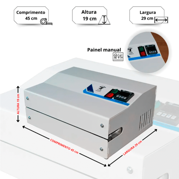 Seladora Esteira Automática para Papel Cirúrgico SRN – 220V - Imagem 2