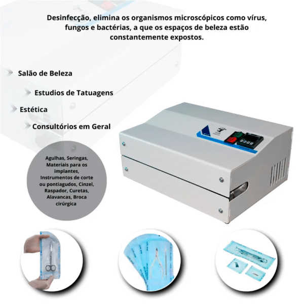 Seladora Esteira Automática para Papel Cirúrgico SRN – 220V - Imagem 5